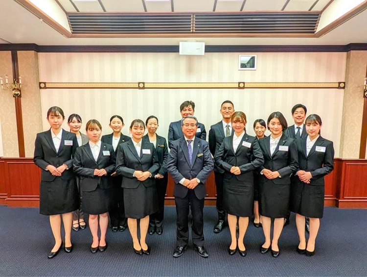 武庫川女子大学　記念撮影